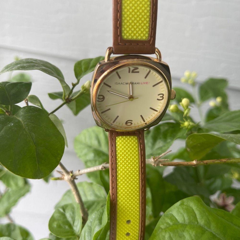 ISAAC MIZRAHI LIVE! Genuine Leather Watch - Picture 7 of 12